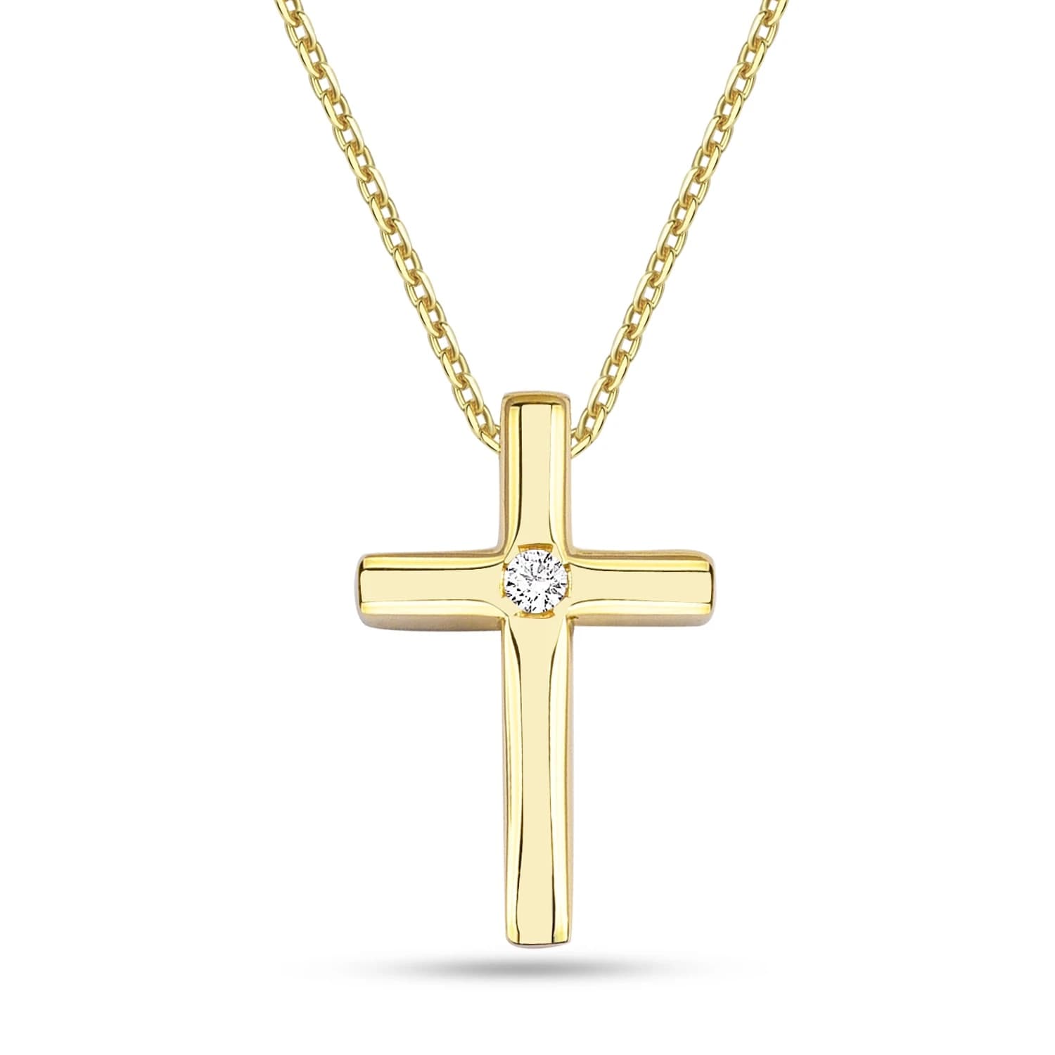 Дамси синджир с бели цирконий - Image 1