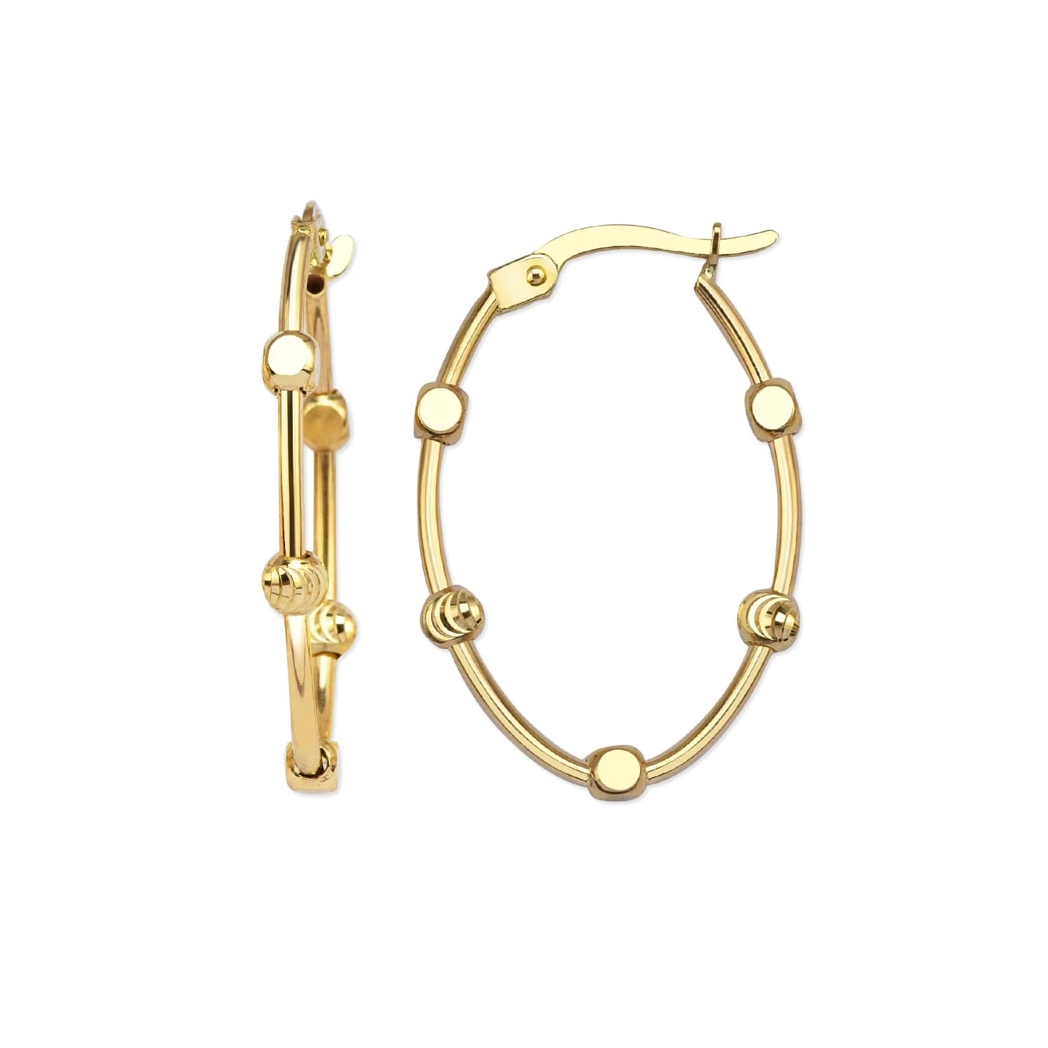 Обеци от жълто злато - Image 1