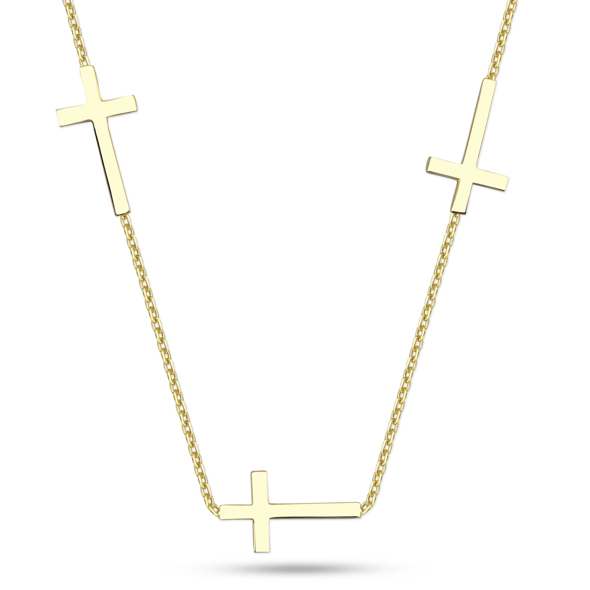 Дамски синджир с бели цирконий - Image 1