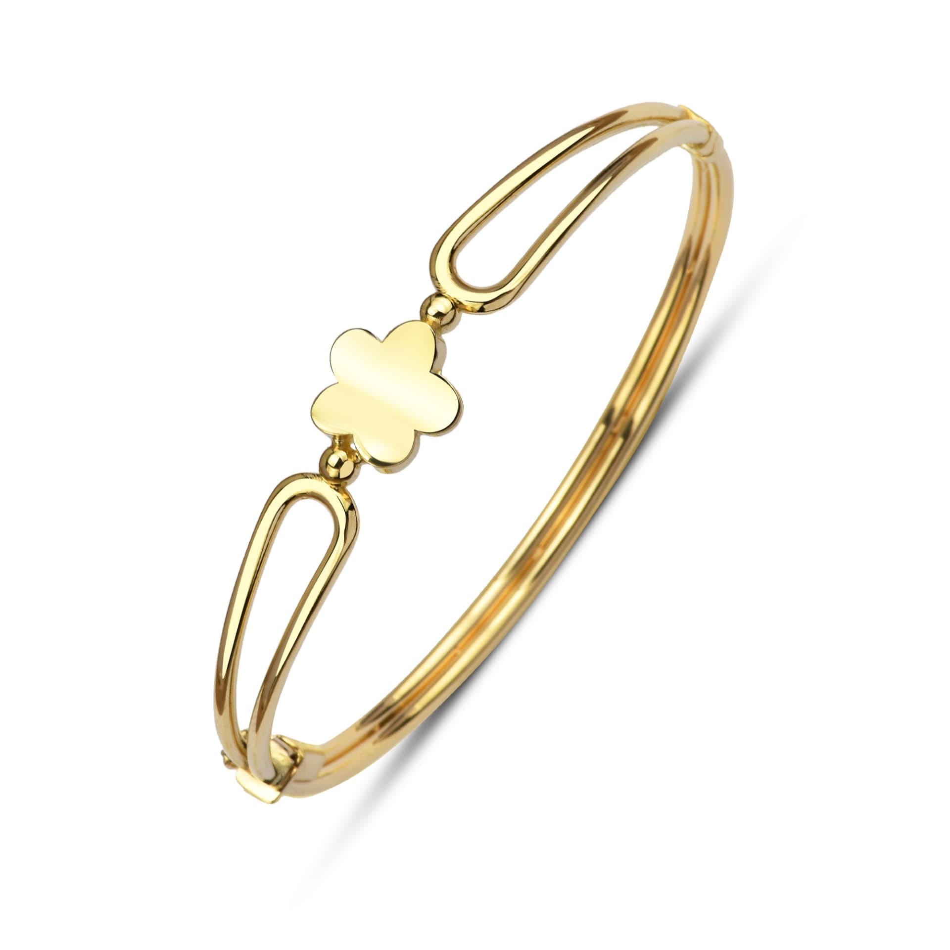 Твърда гривна от жълто злато - Image 1