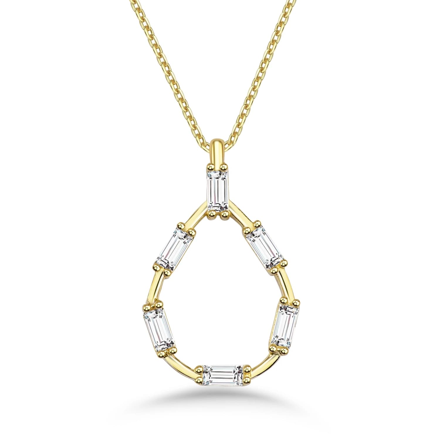 Дамски синджир с бели цирконий - Image 1