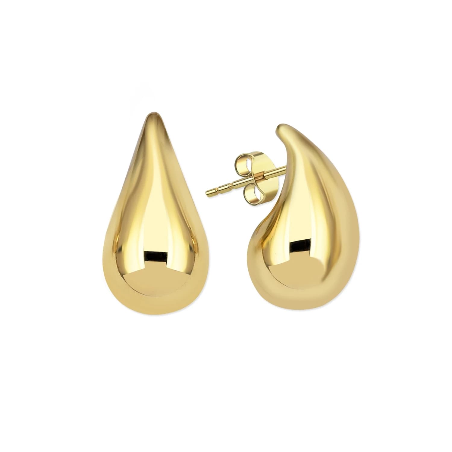 Обеци от жълто злато - Image 1