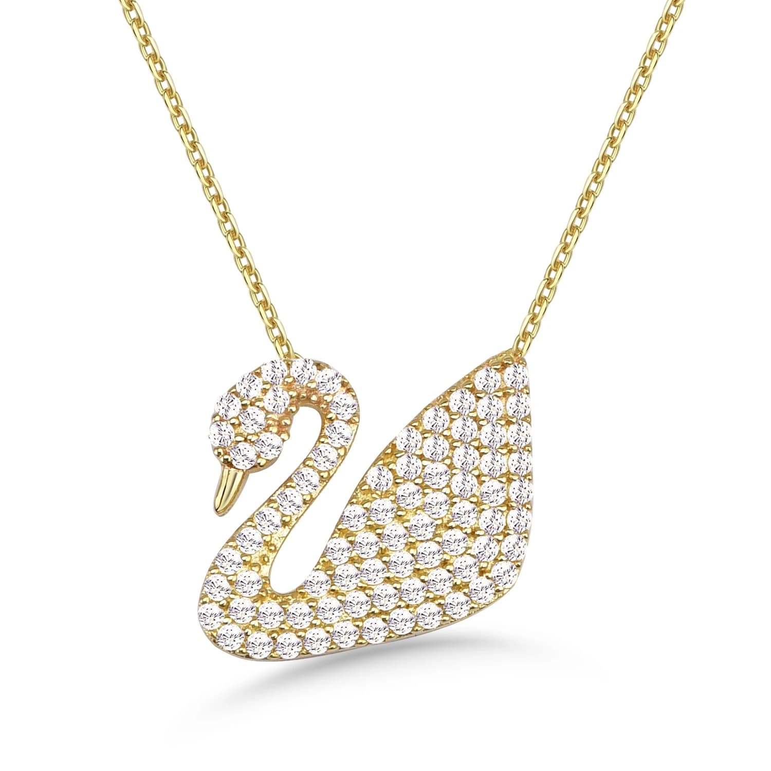 Дамски синджир с бели цирконий - Image 1