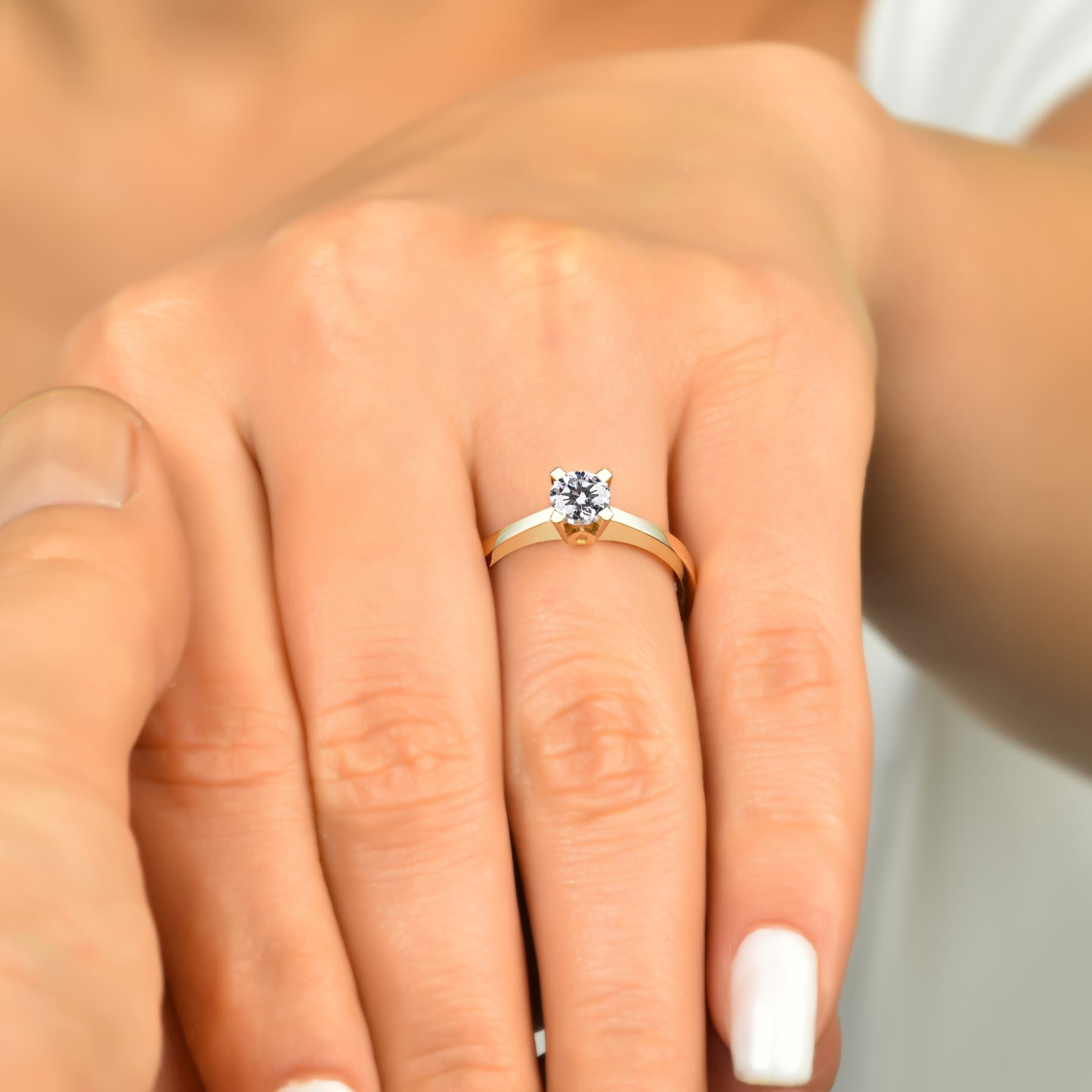 Годежен пръстен от жълто злато - Image 1