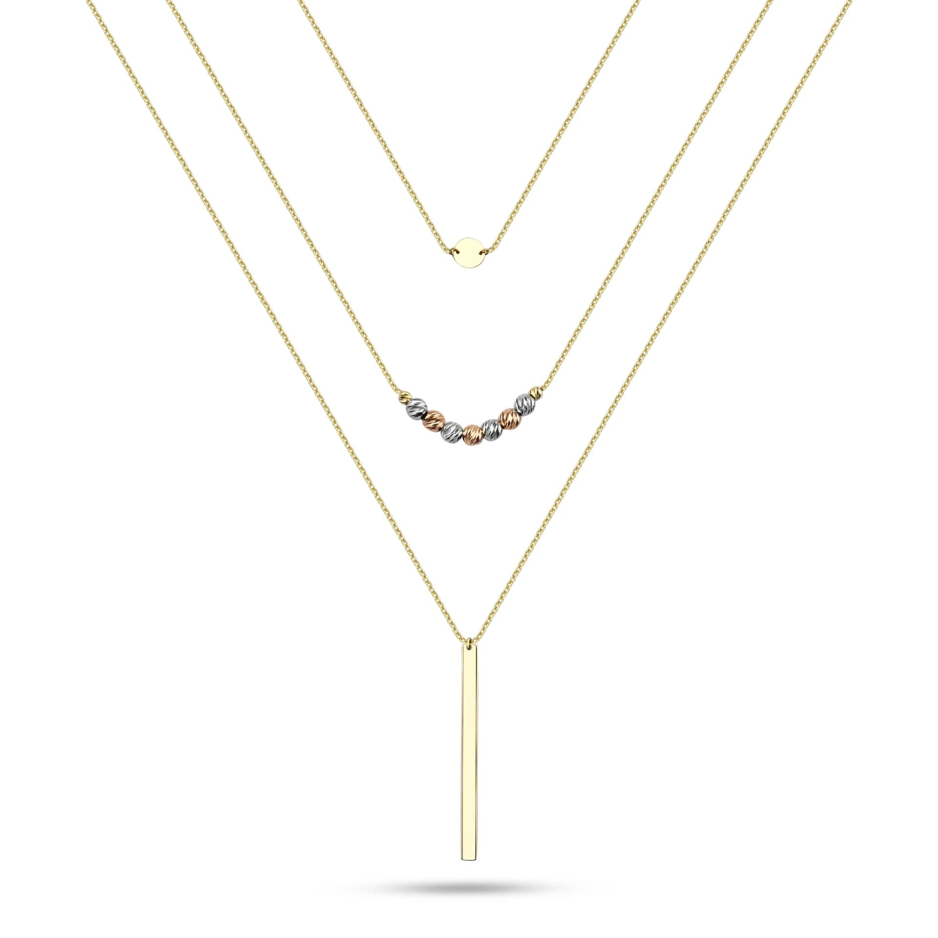 Дамски синджир с бели цирконий - Image 1