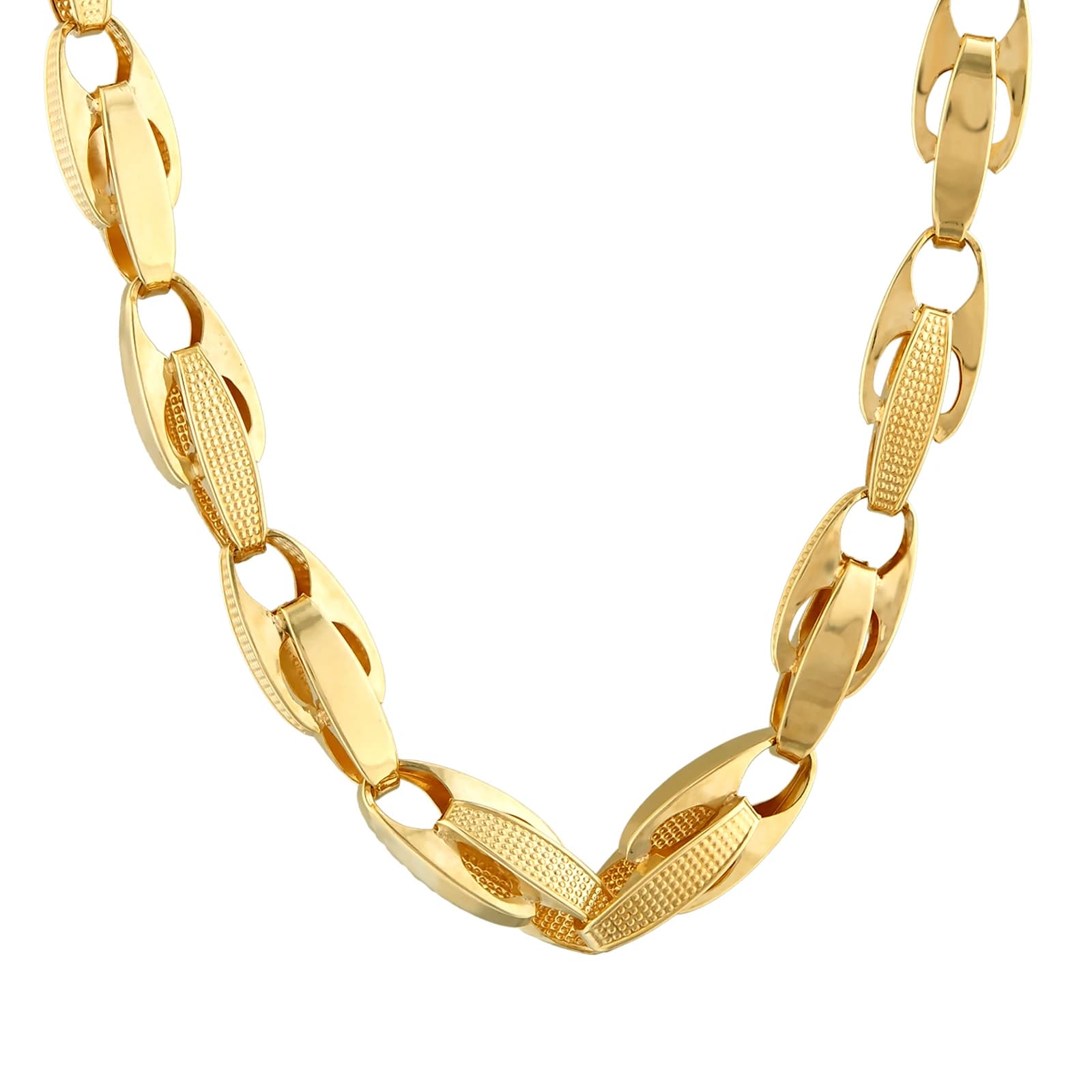 Мъжки синджир от жълто злато - Image 2