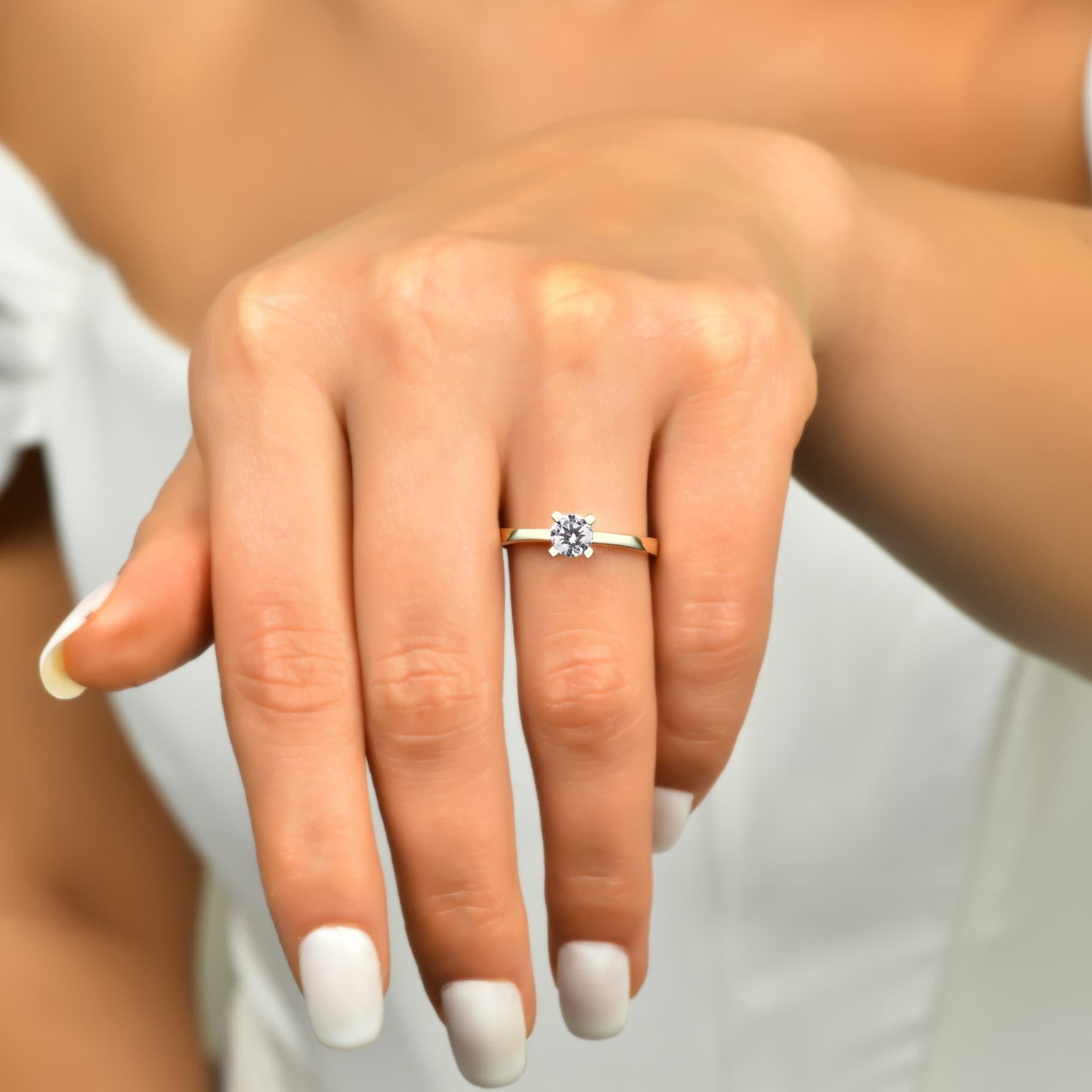 Годежен пръстен от жълто злато - Image 2