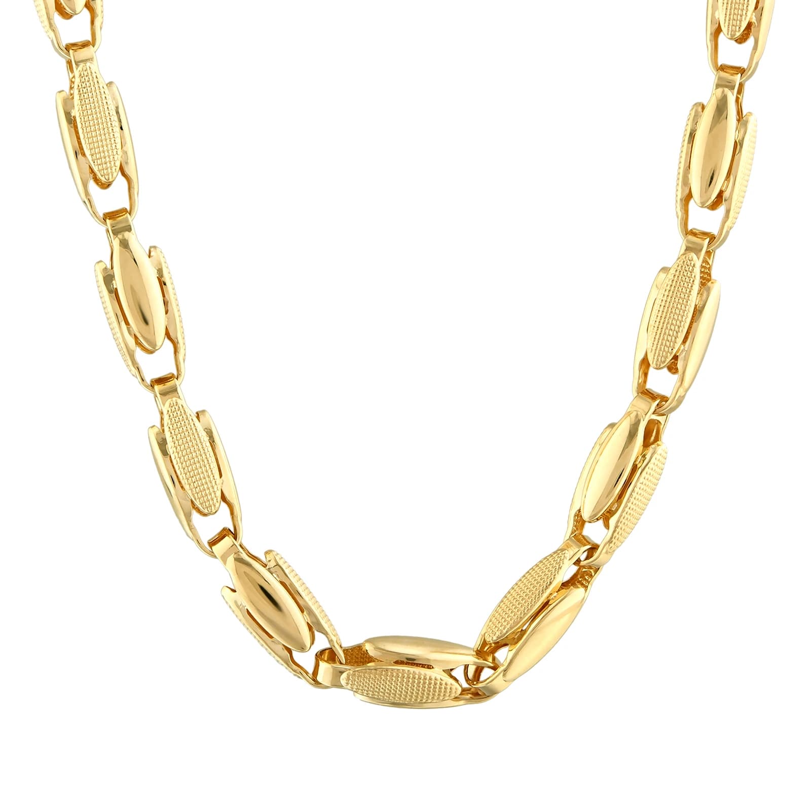 Мъжки синджир от жълто злато - Image 1