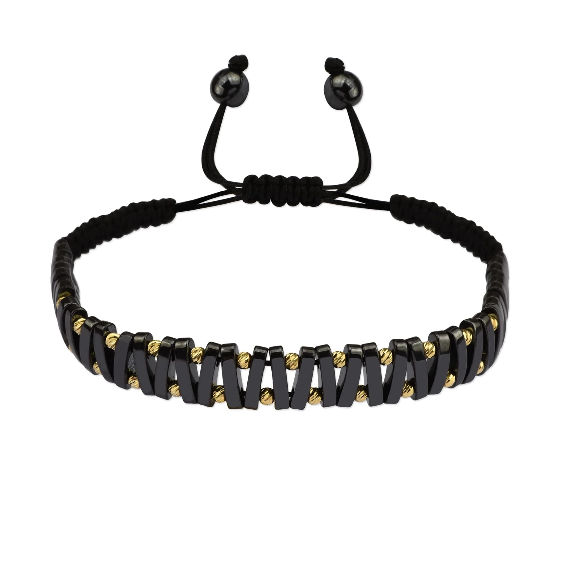 Гривна с черни мъниста - Image 1