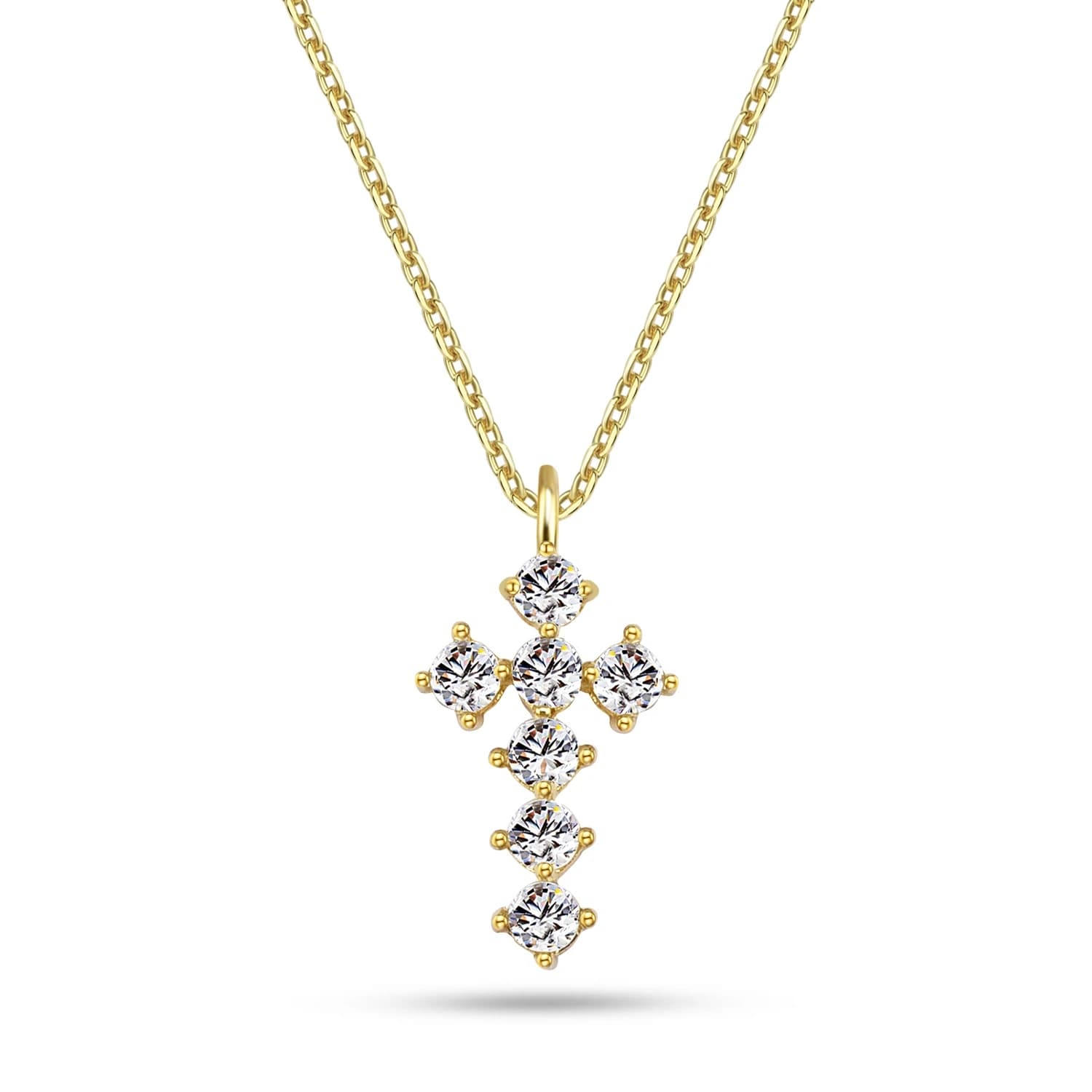 Дамски синджир с бели цирконий - Image 1