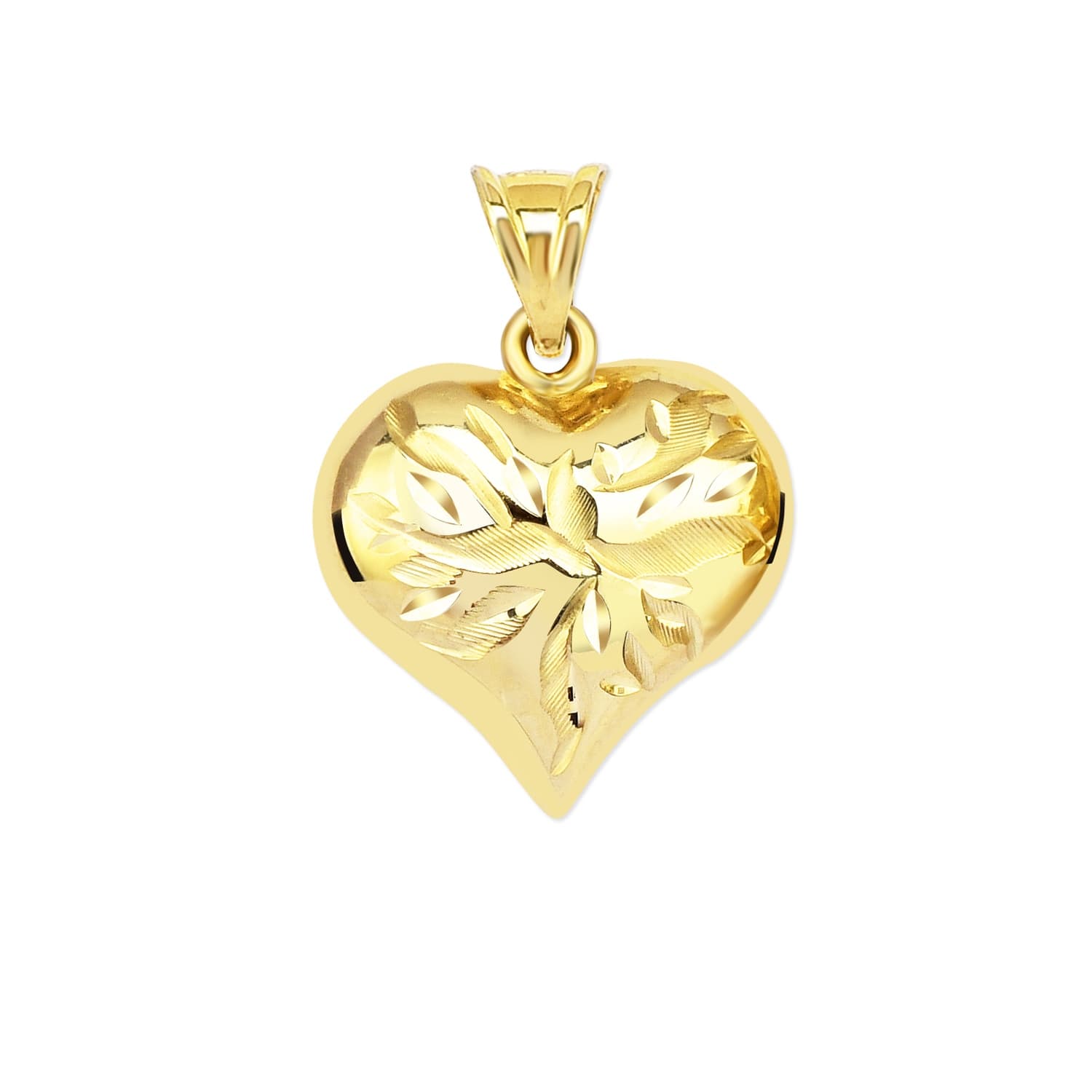 Златна висулка сърце - Image 1