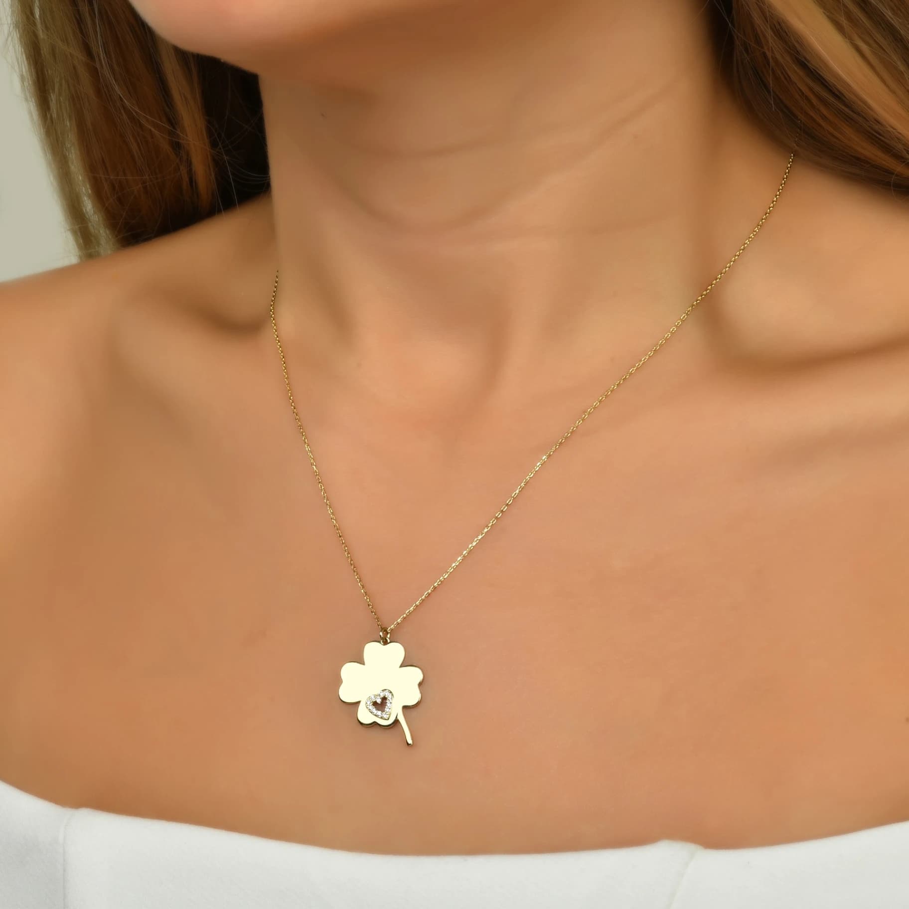 Дамси синджир с бели цирконий - Image 2