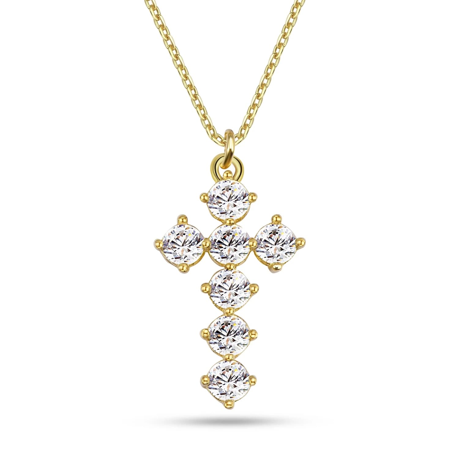 Дамски синджир с бели цирконий - Image 1