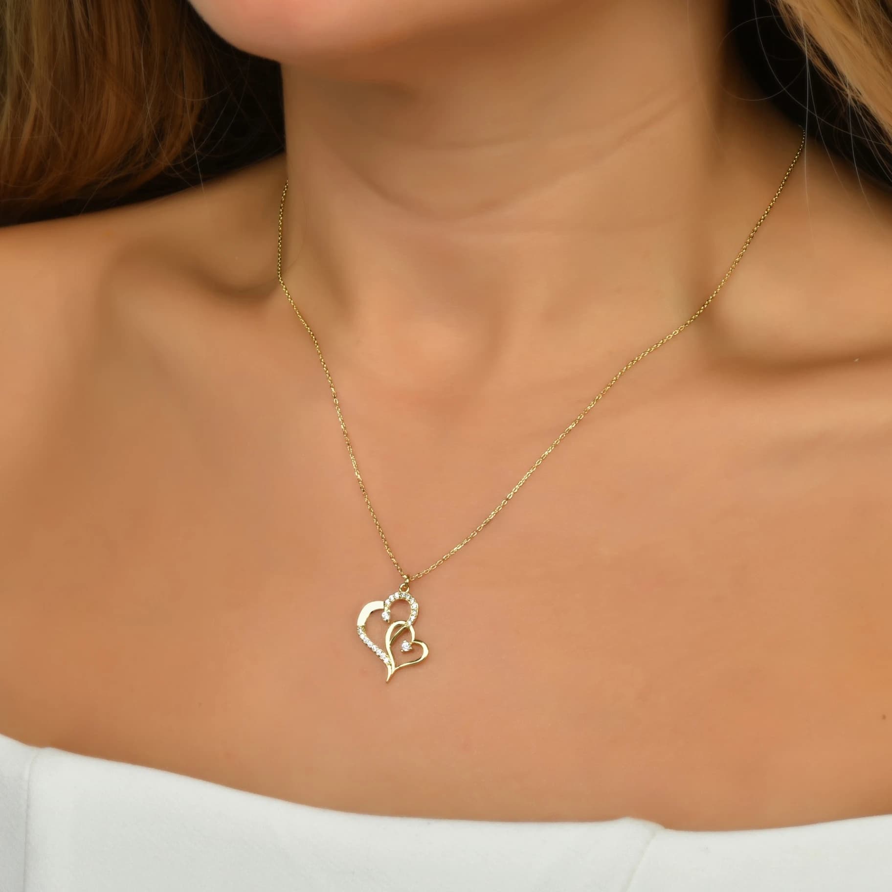 Дамски синджир сърца - Image 2