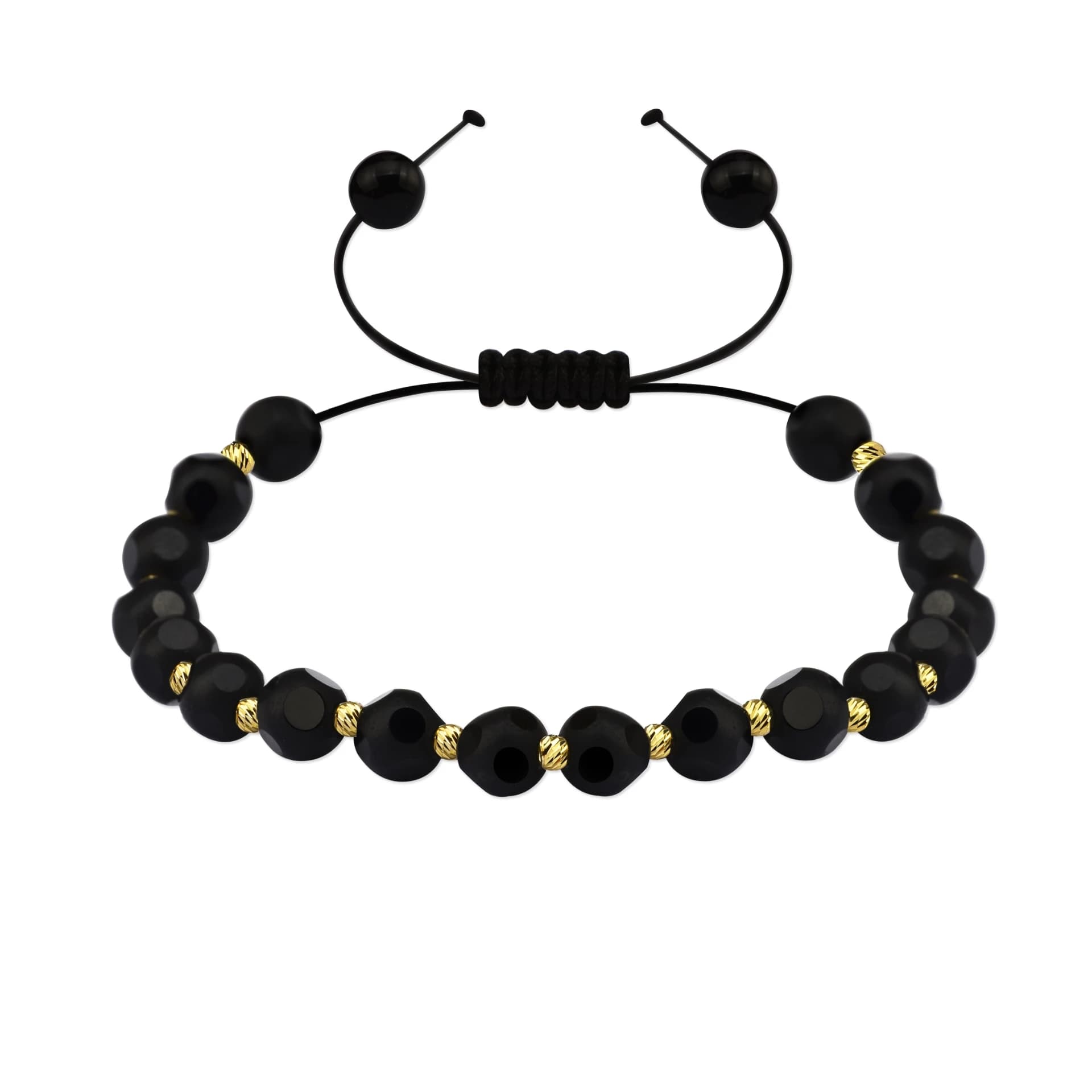 Гривна с черни мъниста - Image 1