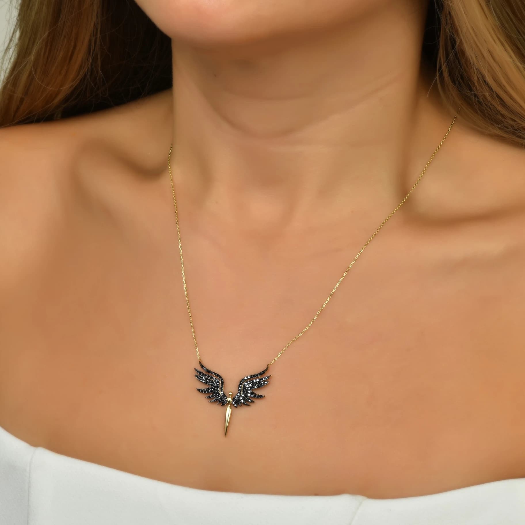 Дамси синджир с бели цирконий - Image 2