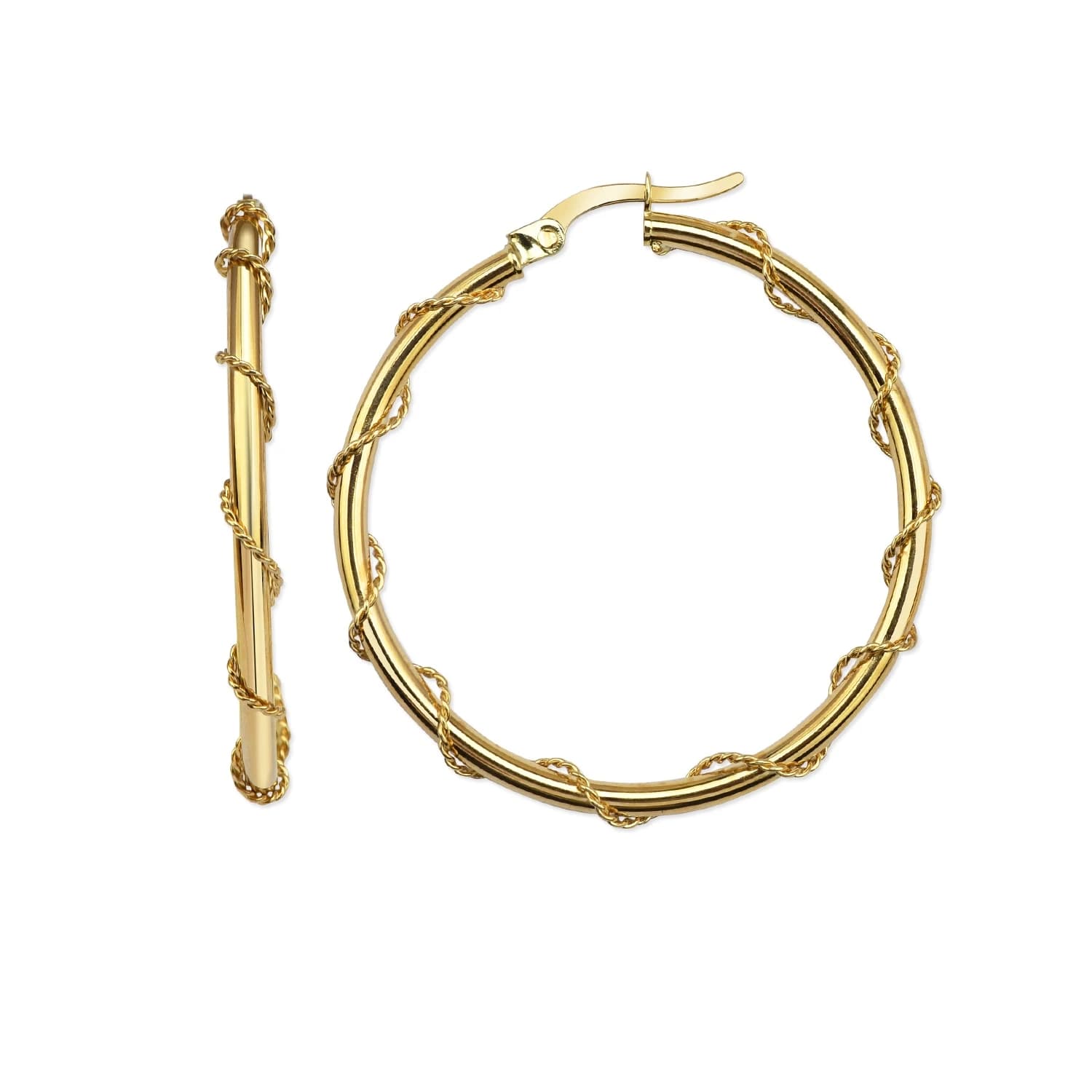 Обеци от жълто злато - Image 1