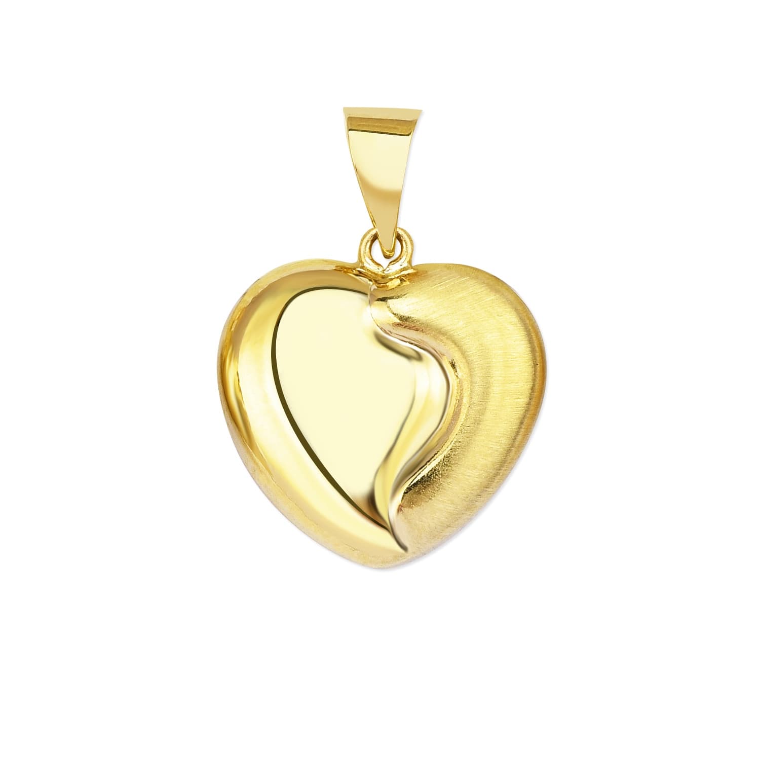 Златна висулка сърце - Image 1