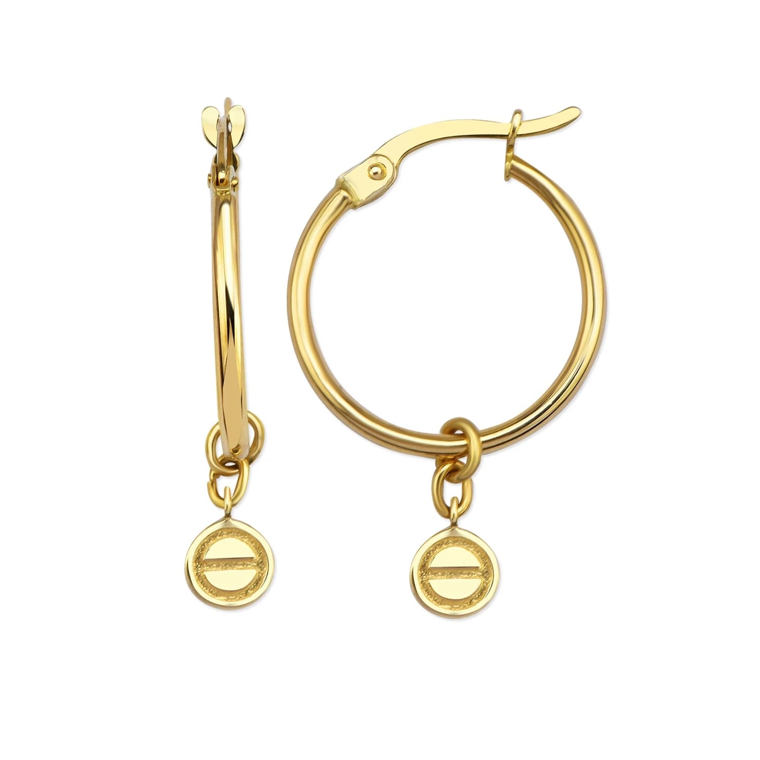 Обеци от жълто злато - Image 1