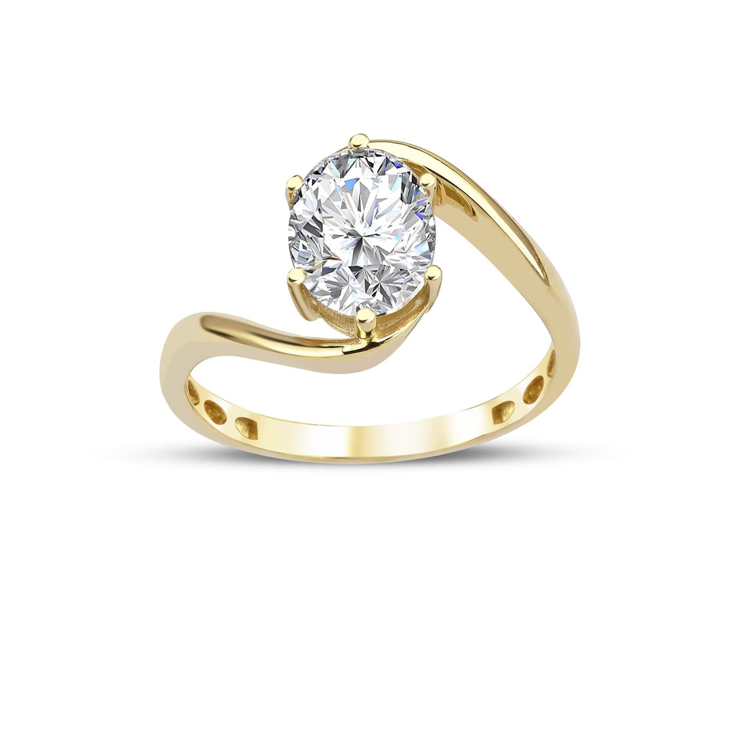 Годежен пръстен от жълто злато - Image 1