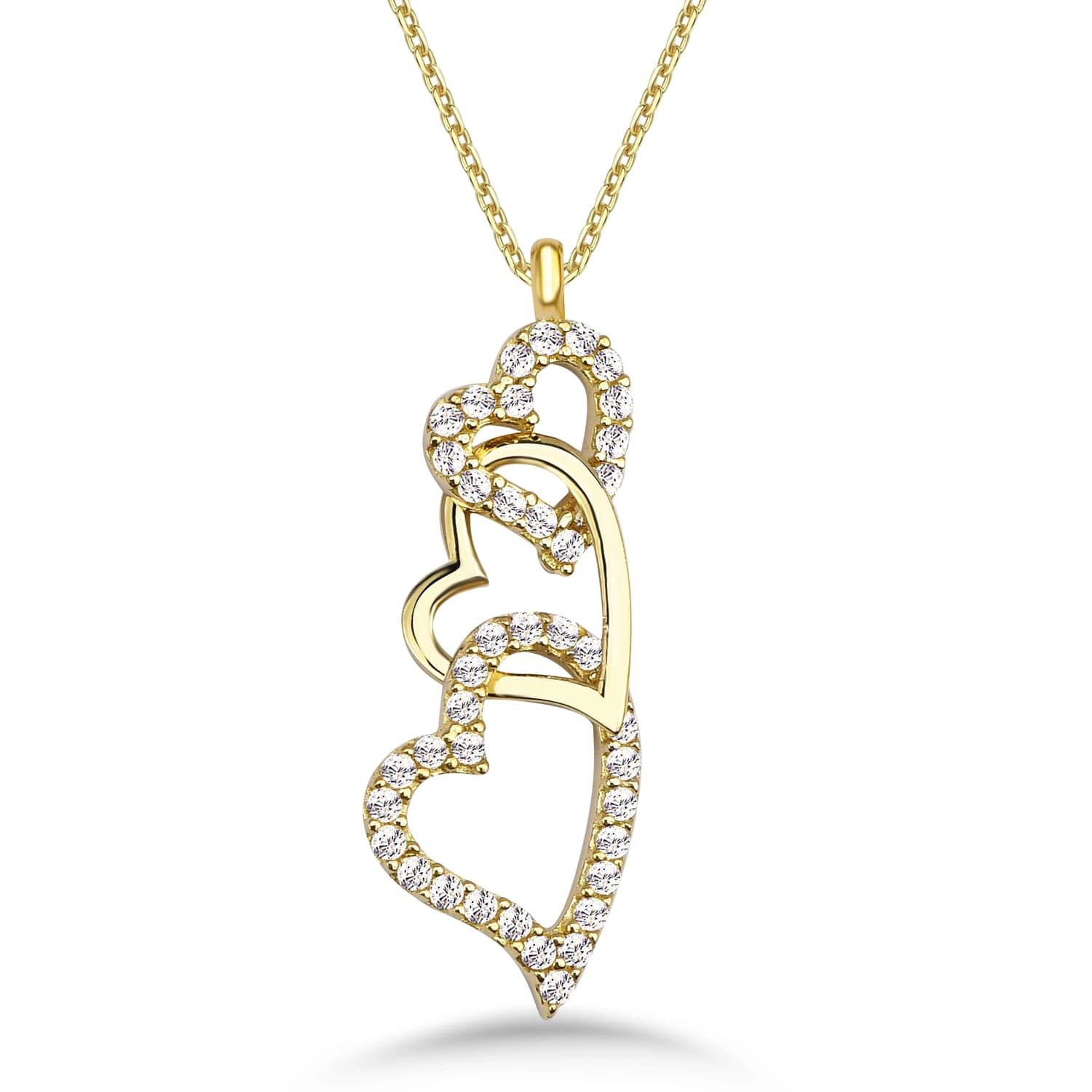 Дамски синджир с бели цирконий - Image 1