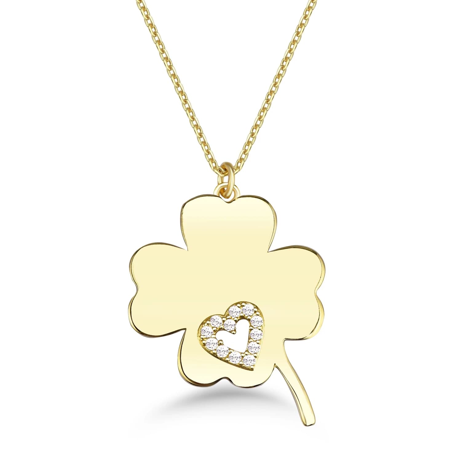 Дамси синджир с бели цирконий - Image 1