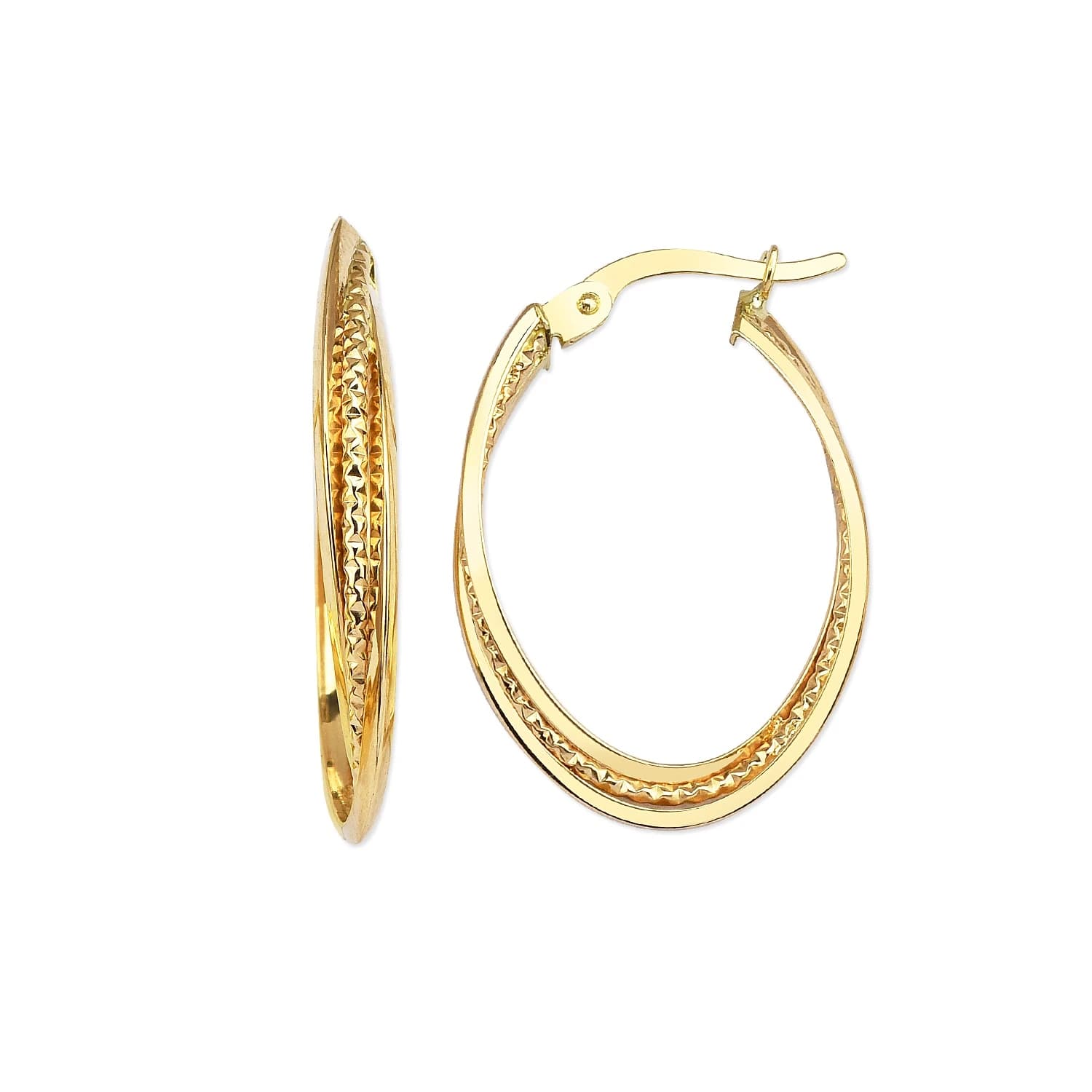 Обеци от жълто злато - Image 1