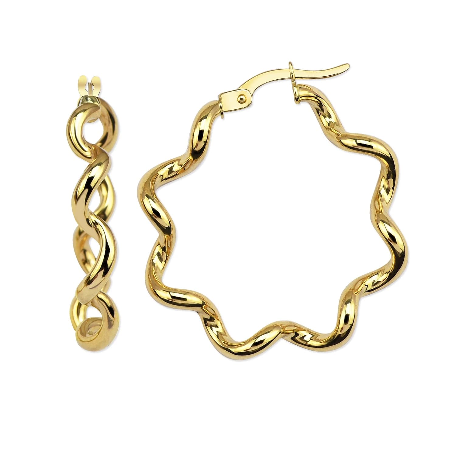 Обеци от жълто злато - Image 1