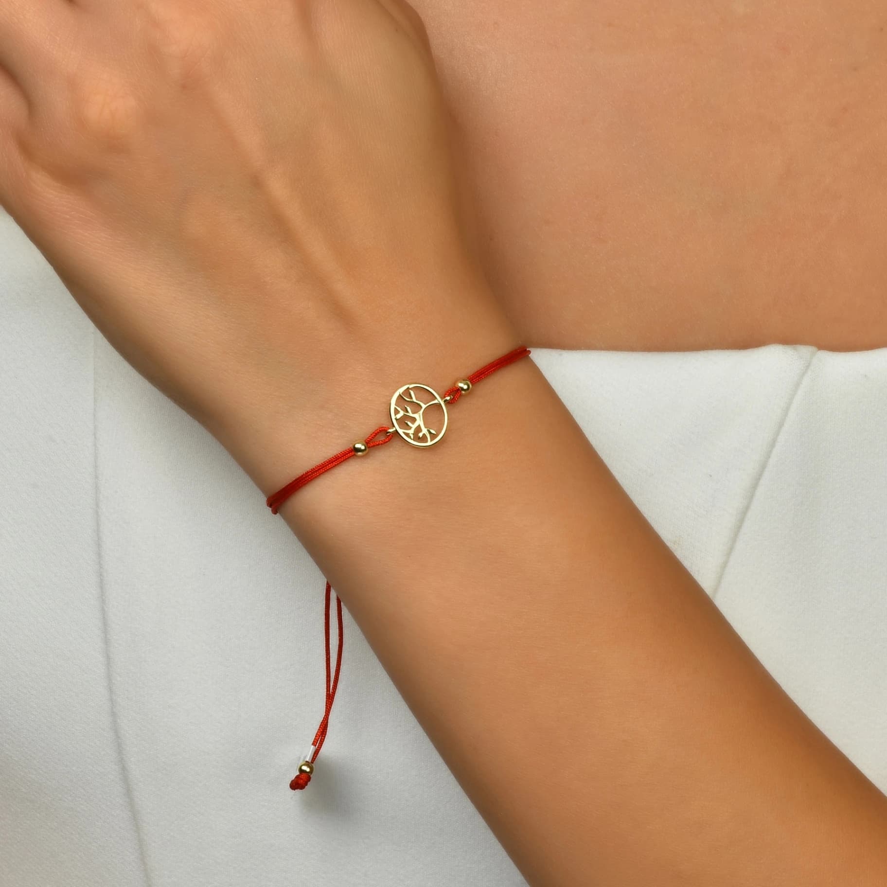 Гривна с червен конец Дървото на живота - Image 2